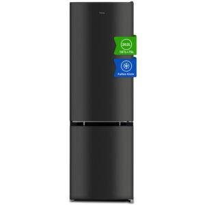 Réfrigérateur congélateur bas FBM260L 262L (187+75), Low frost, Acier inoxydable, Portes réversibles, 39 db, 12 ans de garantie sur le compresseur