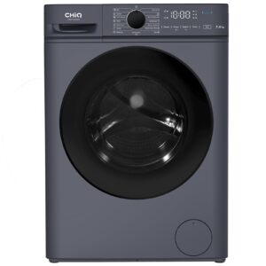 CW07123863AX Lave linge hublot - 7kg, Classe énergétique A, Moteur BLDC 1200 RPM, Lavage vapeur & rapide, 15 programmes, Design compact (60x46.5x84cm) - Gris