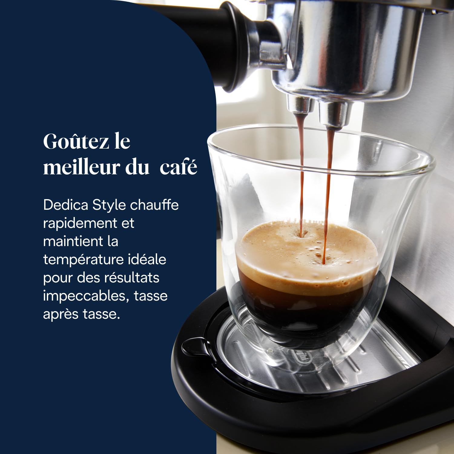 Dedica Style EC685.M, Machine à Expresso avec Buse à Mousse de Lait Professionnelle, Seulement 15 cm de Large, Réservoir de 1 L, Boîtier en Métal, Compatible avec les Dosettes E.S.E, Métal – Image 9